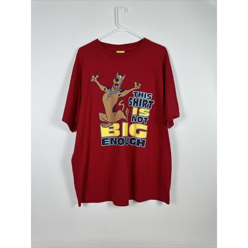 Y2K Cartoon Network Scooby Doo “This Shirt Is Not Big Enough” Adult XL Shirt